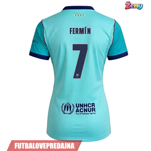 Lacne Ženy Futbalové dres Barcelona Fermin Lopez #7 2026-27 Krátky Rukáv - Tretina